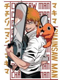 Chainsaw Dark Anime Vector